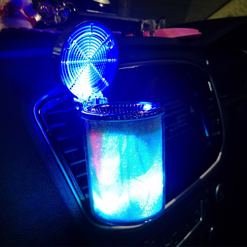 Portable LED Car Ashtray