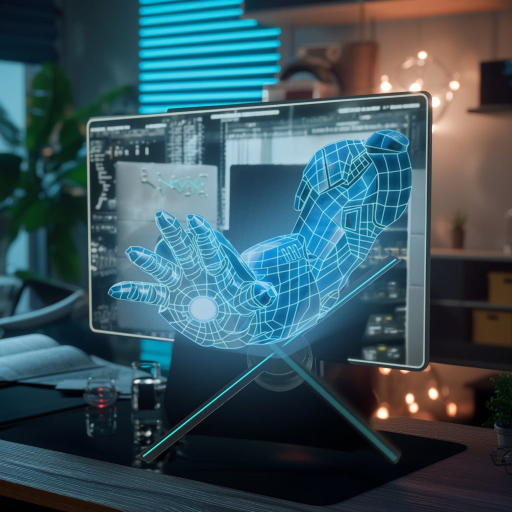 3D Hologram Fan Naked-eye Projector