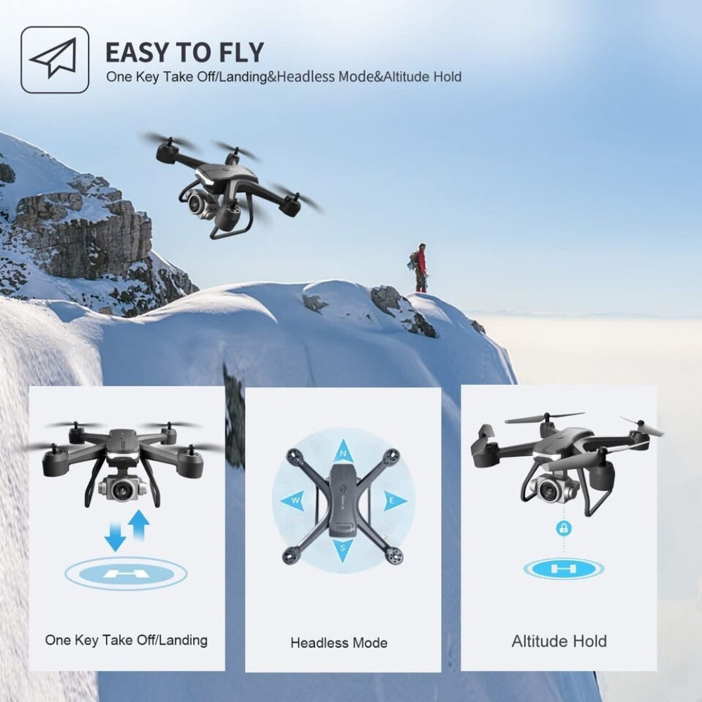 4DRC V14 Professional Drone 6K HD Dual Camera WIFI FPV Portable RC Quadcopter