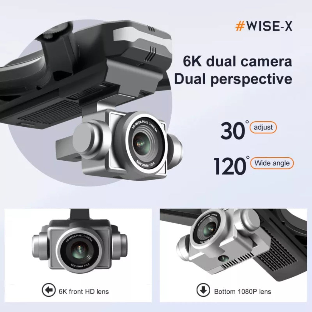 4DRC V14 Professional Drone 6K HD Dual Camera WIFI FPV Portable RC Quadcopter