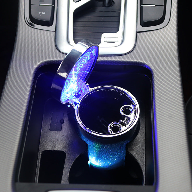 Portable LED Car Ashtray