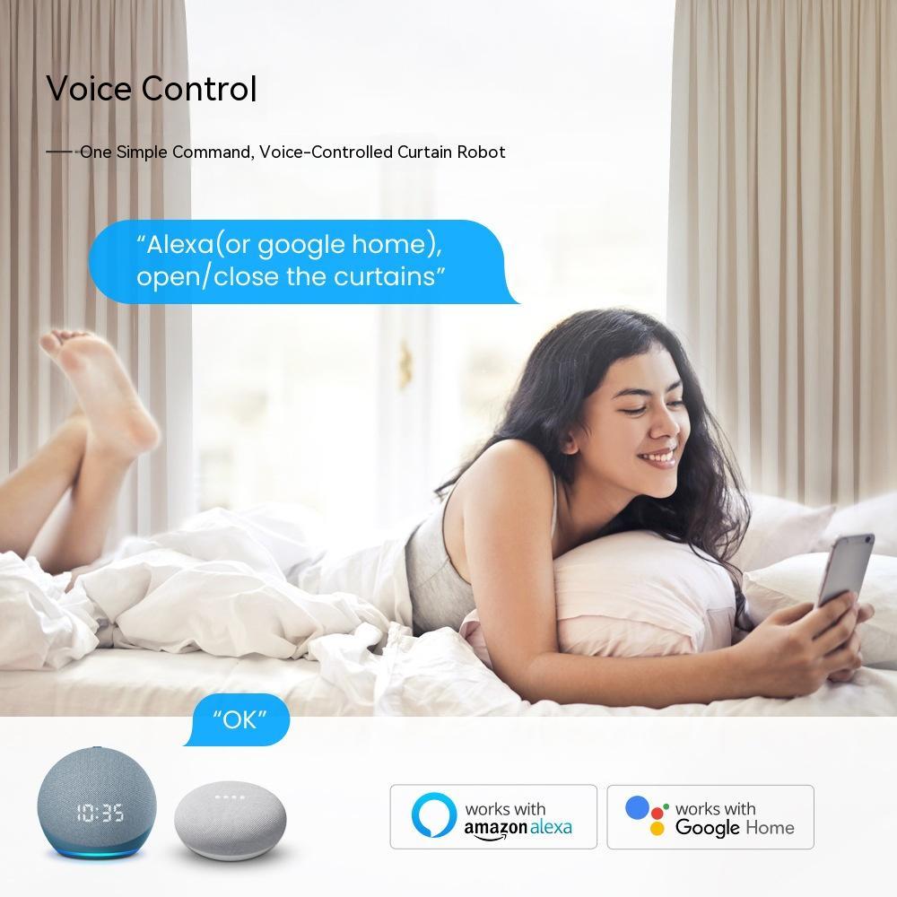 Wifi Curtain Robot, Smart Home Roman Rod, Electric Curtain Companion