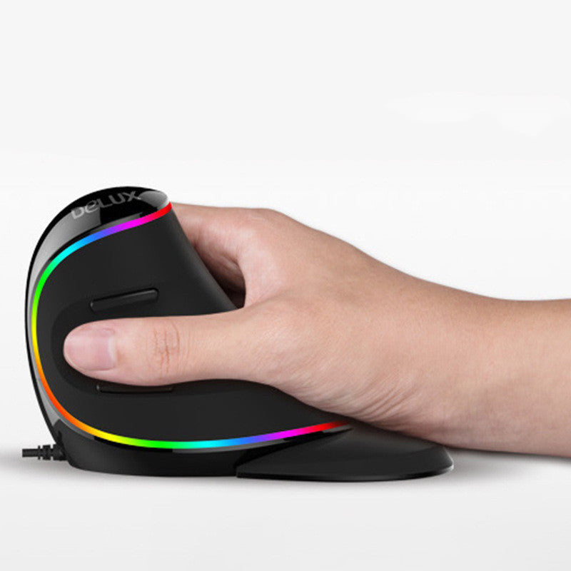 Ergonomics Vertical Gaming Mouse, 6 Buttons Wired, Wireless Hand Mouse for PC | Laptop | Computer