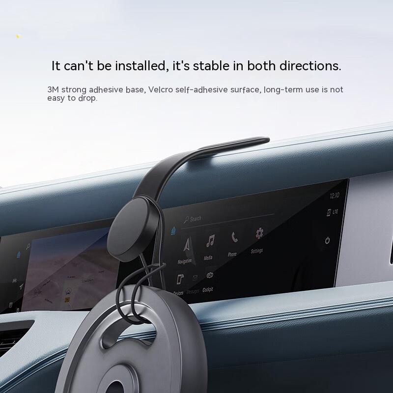 Magnetic Bendable Car Mobile Holder Wireless Charger 15W
