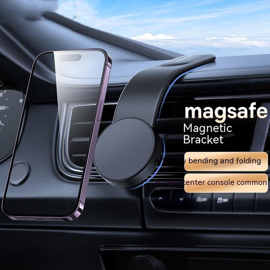 Magnetic Bendable Car Mobile Holder Wireless Charger 15W