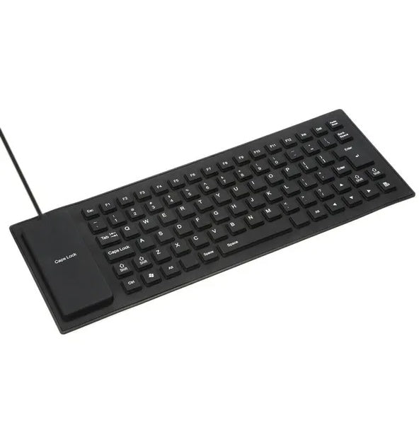 Waterproof Silicone Keyboard, Foldable & Dustproof