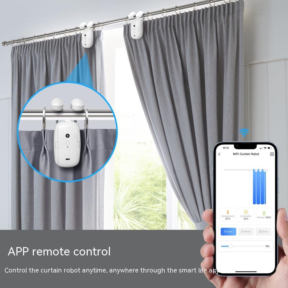 Wifi Curtain Robot, Smart Home Roman Rod, Electric Curtain Companion