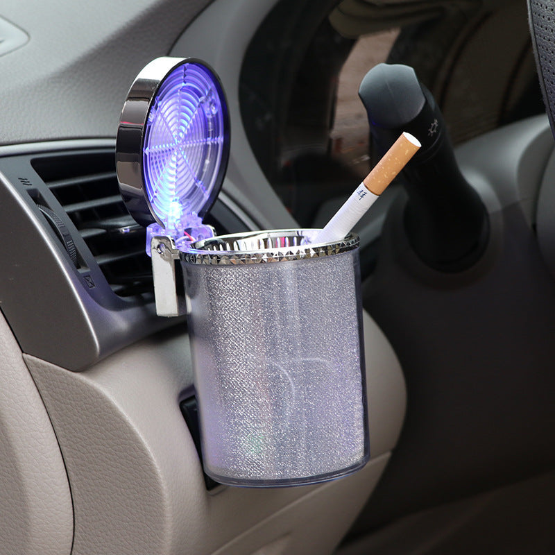 Portable LED Car Ashtray