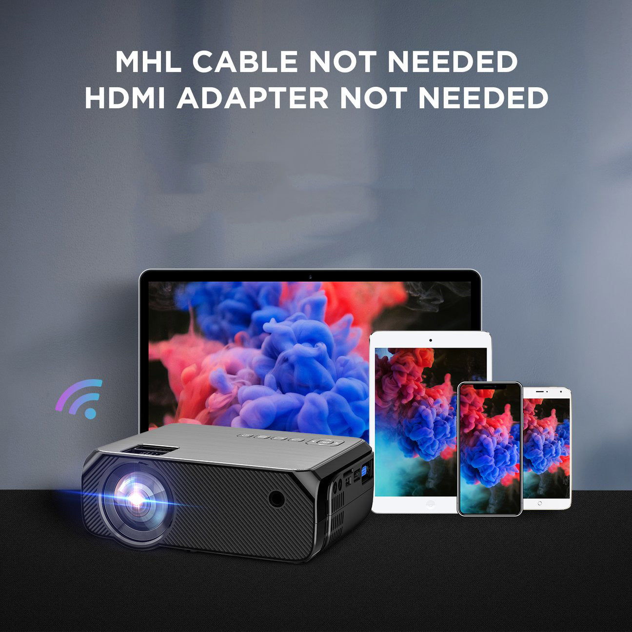 Mobile Screen Sharing Projector High-definition Portable