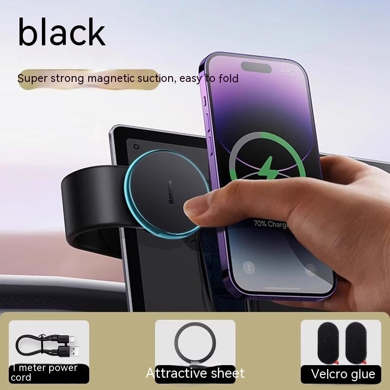 Magnetic Bendable Car Mobile Holder Wireless Charger 15W